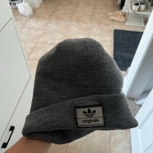 Adidas Originals Dark Gray Knit Hat
